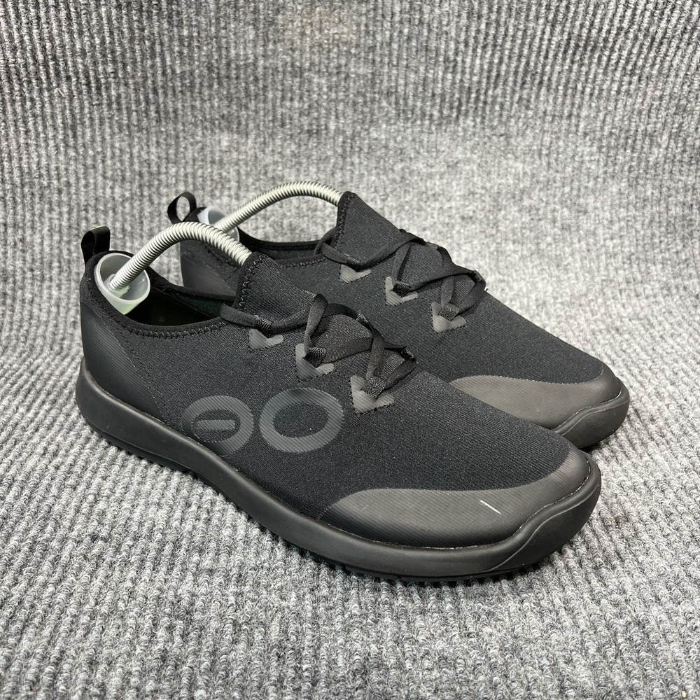 Oofos OOmg Sport LS Shoes Men's  Size 12 Double Black Recovery Walking Shoes